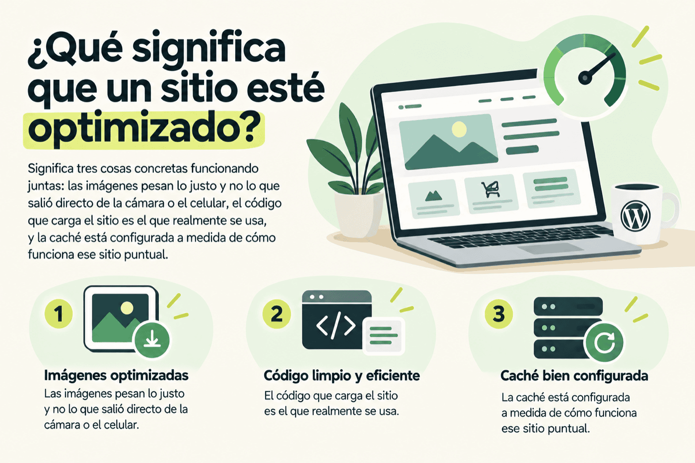 ¿Qué significa que un sitio esté optimizado?